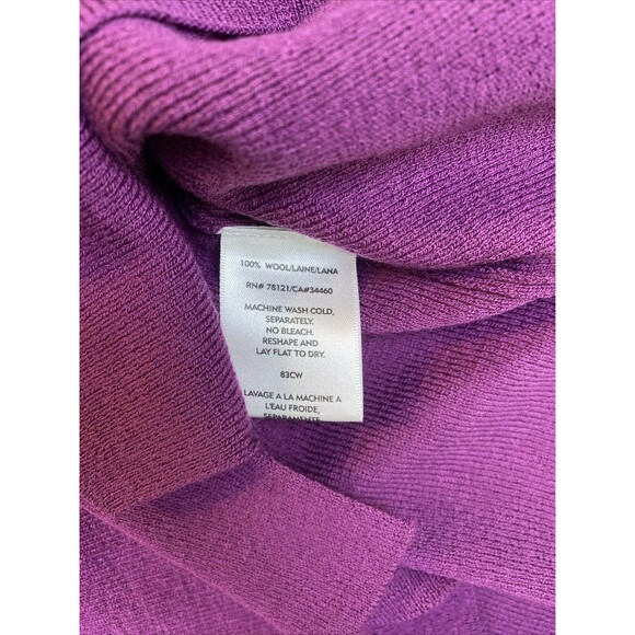 Eileen Fisher Petite  Sleeveless Tank Wool Sweater Top Women's PP Scoop Neck - Picture 7 of 8